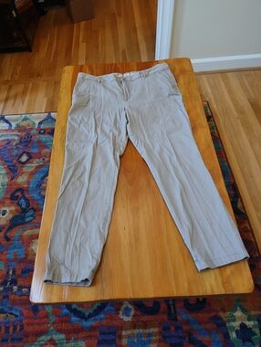 Eddie Bauer Boyfriend Khaki Chino Pants Size 16